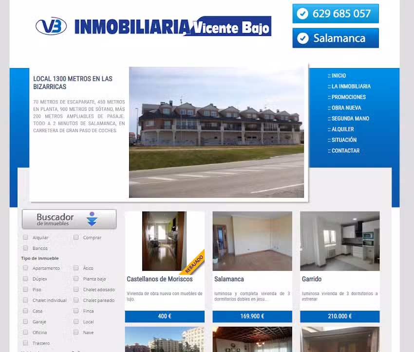 inmobiliaria vicente bajo